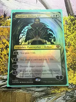 MTG - Professor Dellian Fel - Borderless Foil - SOS 0283 - Secrets of Strixhaven - Image 1