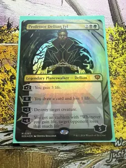 MTG - Professor Dellian Fel - Borderless Foil - SOS 0283 - Secrets of Strixhaven - Image 2