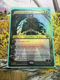 MTG - Professor Dellian Fel - Borderless Foil - SOS 0283 - Secrets of Strixhaven - Image 3