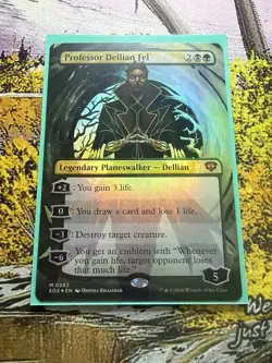 MTG - Professor Dellian Fel - Borderless Foil - SOS 0283 - Secrets of Strixhaven - Image 4