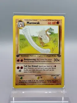 Marowak 1st Edition 39/64 Jungle MP - Pokemon TCG Card Uncommon - Image 1