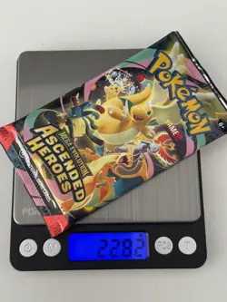 Extra Heavy Pokemon Ascended Heroes Booster Pack (22.82g) - Image 1