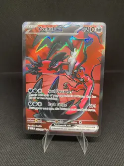Pokemon TCG Yveltal EX Ultra Rare Holo 105/088 Perfect Order NM - Image 1