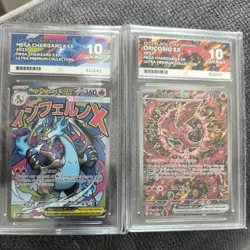 Pokemon Promo 023 MEGA CHARIZARD X EX PSA 10 024 ORICORIO EX PSA 10 **GEM MINT** - Image 1