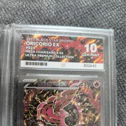 Pokemon Promo 023 MEGA CHARIZARD X EX PSA 10 024 ORICORIO EX PSA 10 **GEM MINT** - Image 3