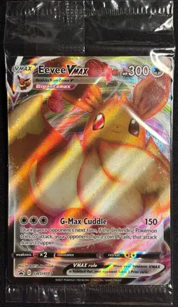 Eevee VMAX SWSH087 - 🌊 Sword & Shield Promo Pokemon TCG 🖤 - SEALED - Image 1