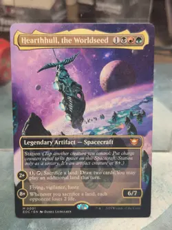 Hearthhull, the Worldseed COMMANDER BORDERLESS Rare Edge of Eternities MTG Card - Image 1