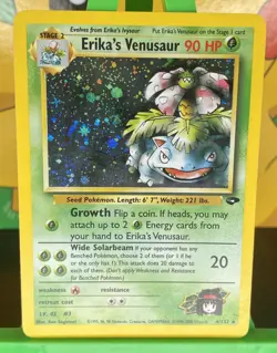 Pokemon TCG Erika's Venusaur Holo Rare Gym Challenge 4/132 Unlimited Vintage NM - Image 1