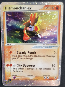 Pokemon Hitmonchan EX 98/109 Ruby & Sapphire Holo Rare DMG - Image 1