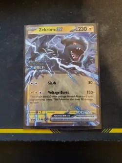 Zekrom ex (Black Bolt Stamped) 034/086 Holo Pokemon Holo NM - Image 1