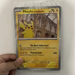 Pokemon TCG Pikachu at the Museum Promo Sealed - Image 1
