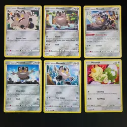 Meowth Pokemon Card Collection Set of 21 Card Lot Bundle - Image 5