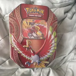 Pokemon Mysterious Powers Tin Ho-Oh GX Sealed Deck Booster Promo - Image 1