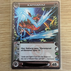 Katharaz 2 Max Stats Chaotic Card NM First Edition Ultra Rare - Image 1