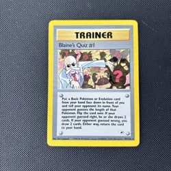 Pokemon Card Gym Heroes Blaine's Quiz #1 97/132 WOTC - Image 1