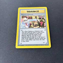 Pokemon Card Gym Heroes Blaine's Quiz #1 97/132 WOTC - Image 3