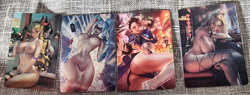 4X waifu cards anime Spicy double sided Art Nude - Image 1