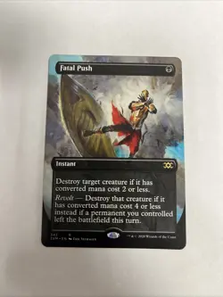 Fatal Push Borderless Nonfoil Card #343 MTG LP - Image 1