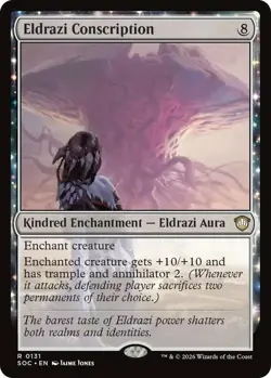 x1 Eldrazi Conscription R MTG Commander: Secrets of Strixhaven M/NM, English - Image 1