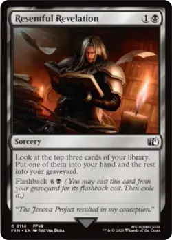 3x MTG Resentful Revelation Common Regular NM Final Fantasy - Image 1