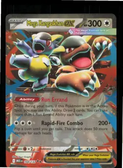 Mega Kangaskhan ex 104/132 Double Rare Mega Evolution Pokemon Near Mint - Image 1