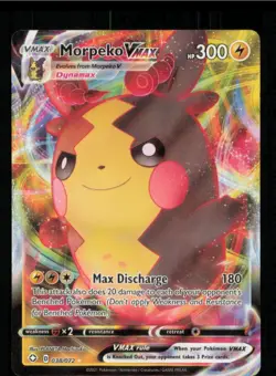 Morpeko VMAX 038/072 Holo VMAX Rare Shining Fates Pokemon Near Mint - Image 1