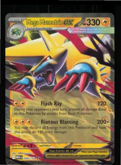 Mega Manectric ex 050/132 Double Rare Mega Evolution Pokemon Near Mint - Image 1