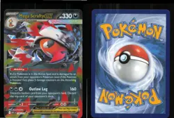 Mega Scrafty ex 135/217 Double Rare Ascended Heroes Pokemon Near Mint - Image 3
