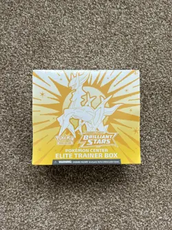 Pokemon TCG Brilliant Stars Elite Trainer Box Pokemon Center - Sealed - Image 1