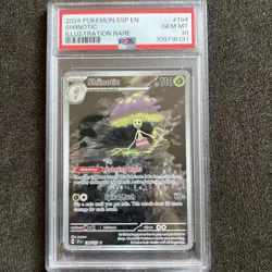 2024 Pokemon SSP En-Surging Sparks Illustration Rare #194 Shiinotic PSA 10 - Image 1