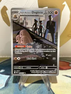 Team Rocket’s Dugtrio 239/217 Pokemon TCG Ascended Heroes Illustration Rare NM - Image 1