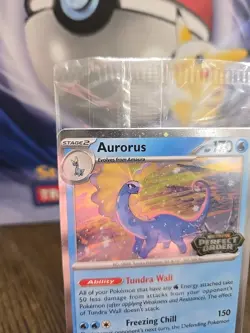 Pokemon TCG Mega Evolutions Perfect Order Aurorus Stamped Promo Sealed. - Image 3