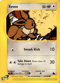 Eevee 054/144 - Skyridge - Pokemon - NM - Image 1