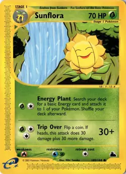 Sunflora 105/144 - Skyridge - Pokemon - NM - Image 1