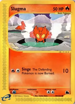 Slugma 099/144 - Skyridge - Pokemon - NM - Image 1