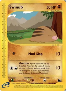 Swinub 108/144 - Skyridge - Pokemon - LP - Image 1