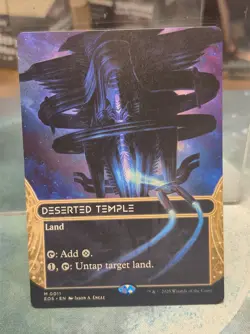 M 0011 Deserted Temple STELLAR SIGHTS BORDERLESS Edge of Eternities MTG Card EOS - Image 1