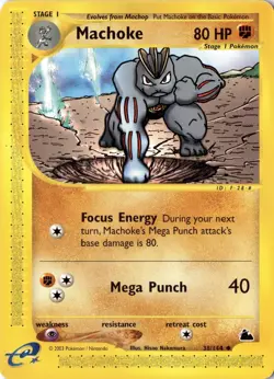 Machoke 038/144 - Skyridge - Pokemon - NM - Image 1