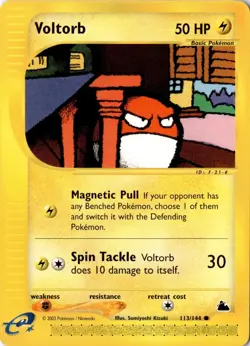 Voltorb 113/144 - Skyridge - Pokemon - NM - Image 1