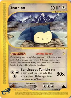 Snorlax 100/144 - Skyridge - Pokemon - LP - Image 1
