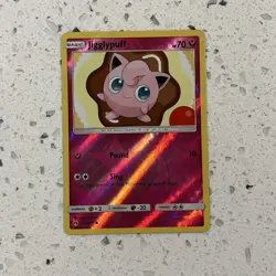 Pokemon TCG SM - Lost Thunder #133/214 Jigglypuff REVERSE HOLO - Image 1