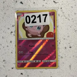Pokemon TCG SM - Lost Thunder #133/214 Jigglypuff REVERSE HOLO - Image 3