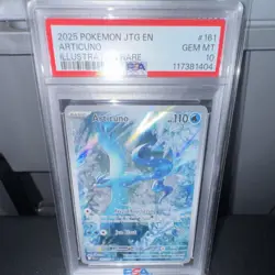 Pokemon TCG Articuno Illustration Rare Holo Sv09 Journey Together 161/159 PSA 10 - Image 2