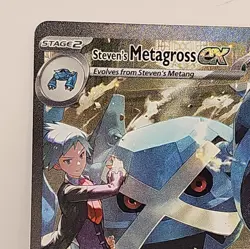 Pokemon TCG Steven's Metagross EX 289/217 Ascended Heroes SIR - Image 2