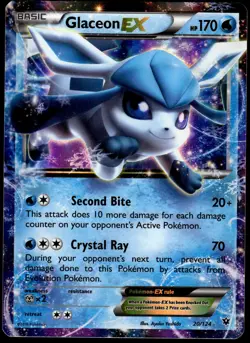 Glaceon EX 20/124 XY Fates Collide Pokemon [NM] (1) - Image 1