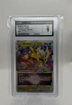 Pokemon TCG Giratina VSTAR 131/196 Ultra Rare Holo Swsh11 Lost Origin CGC 9 EN - Image 1