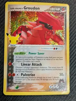 Team Magma's Groudon 9/95 Celebrations: Classic Collection Pokemon NM - Image 1