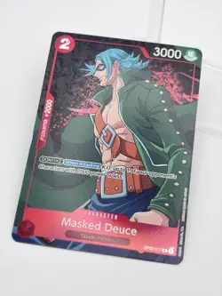 • Masked Deuce • OP02-017 Alt Art Paramount War Holo Foil One Piece TCG NM - Image 3