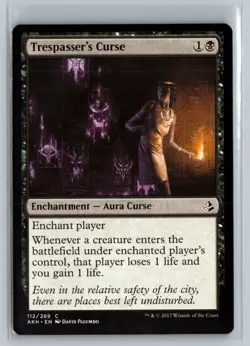 Trespasser's Curse a Amonkhet Common - MTG Magic the Gathering Card - Image 1