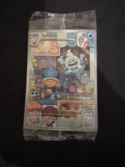 Unopened Pokemon Card TCG Vanillish Paradox Rift 190/182 Holiday Stamp - Image 1